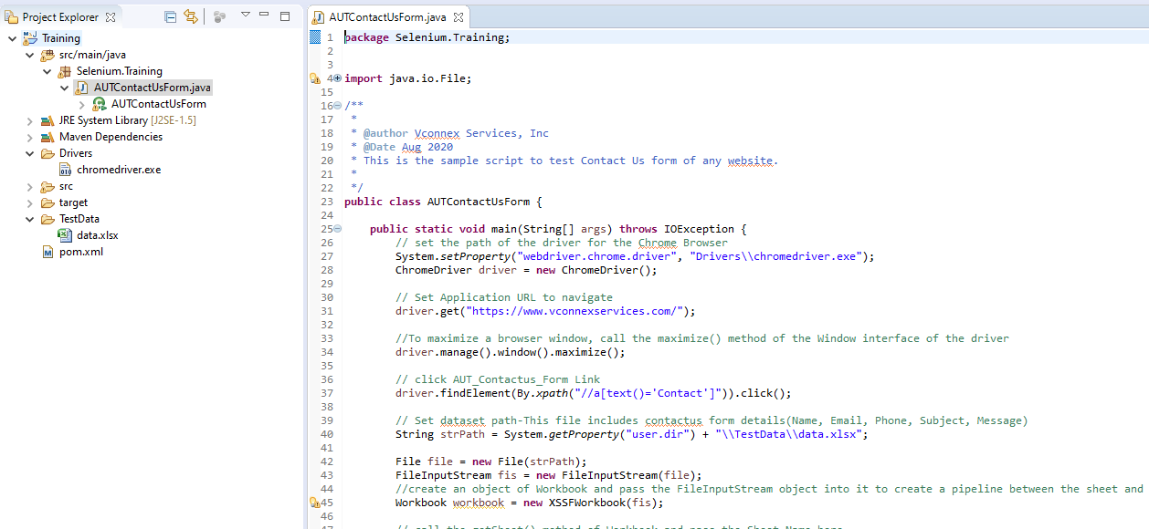 selenium-final-program-structure